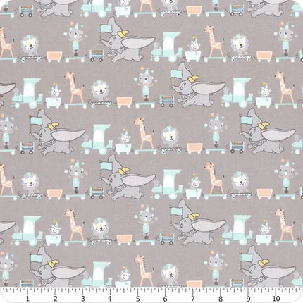 Dumbo Toy Parade Cotton Fabric 2 Yard Pre-Cut
