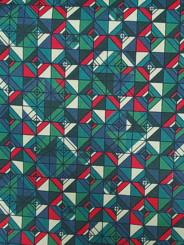 Boundless Rhapsody Squares Cotton Fabric