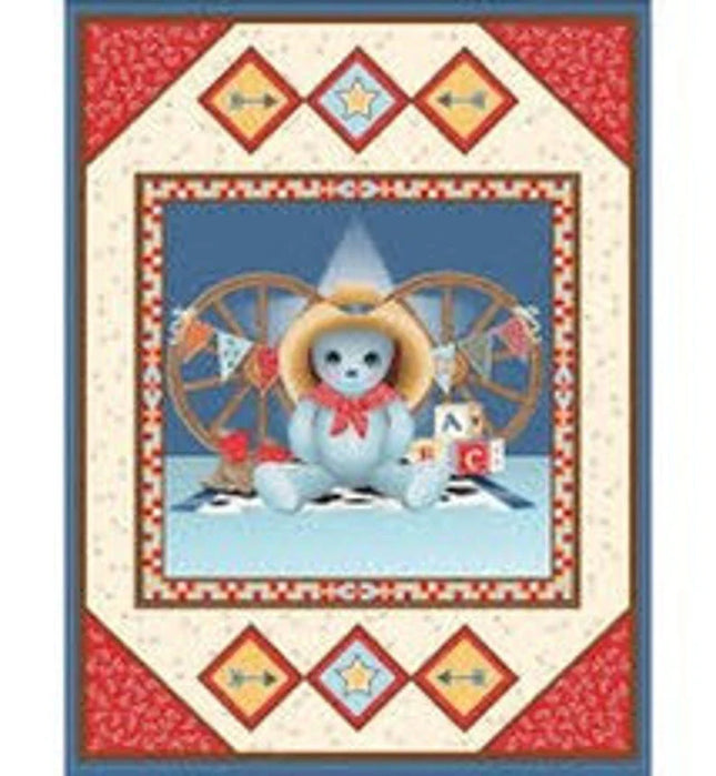 Handmade Tapestry "Western Cowboy Bear Baby”