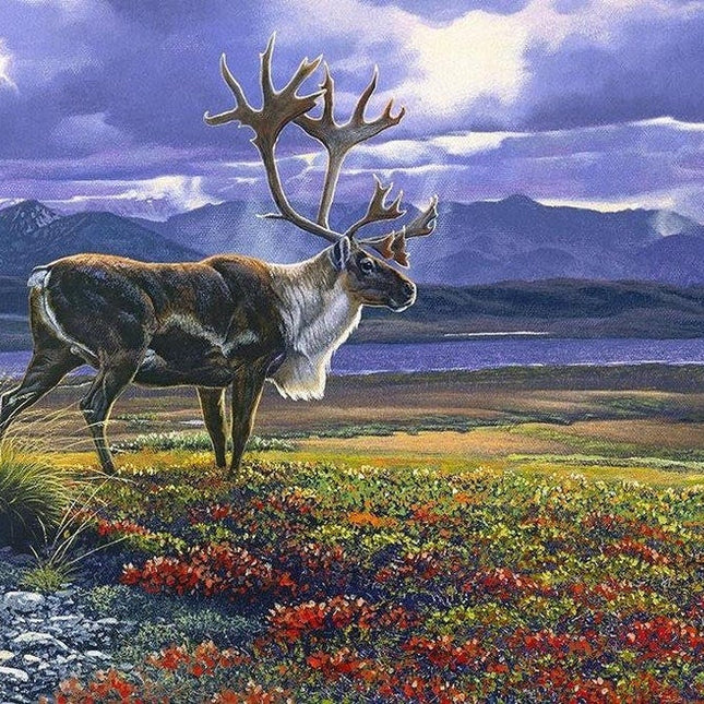 Handmade Tapestry "Caribou Nature’s Finest”