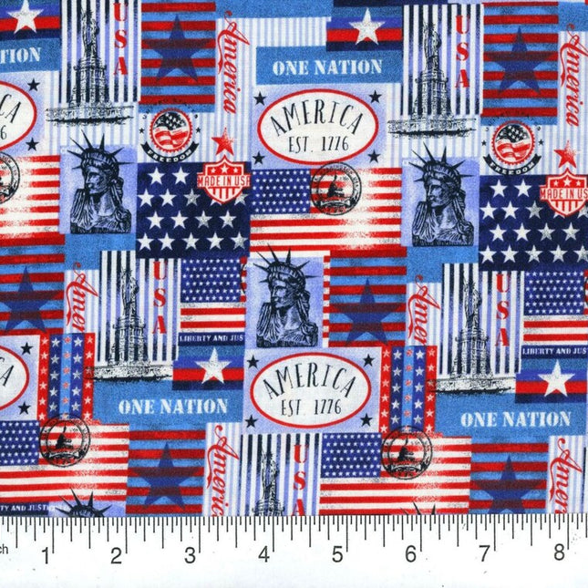 Curtain Valance - Patriotic Cotton