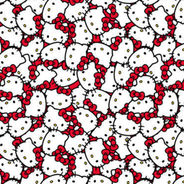 Hello Kitty Packed Cotton Fabric Table Runner & Placemats