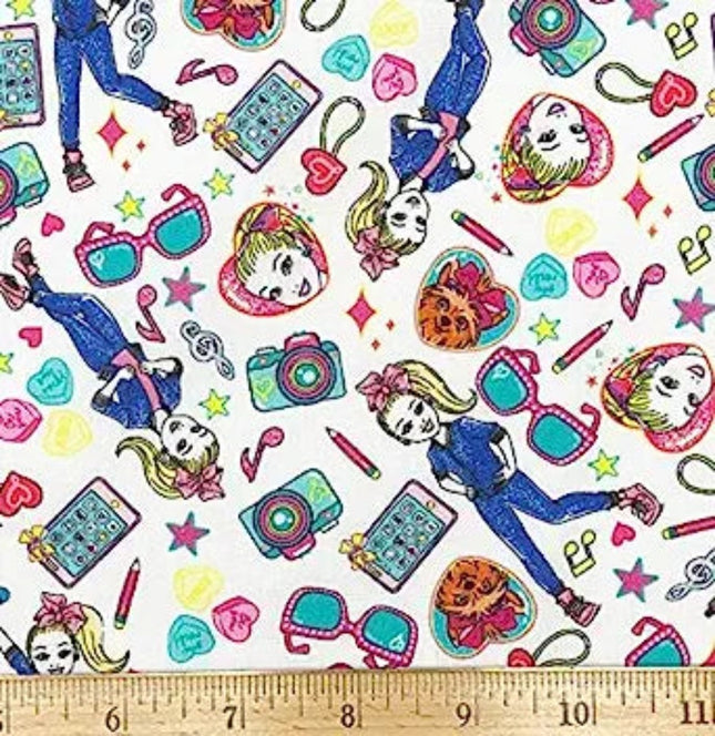Jojo Tech Toss Cotton Fabric by the Bolt