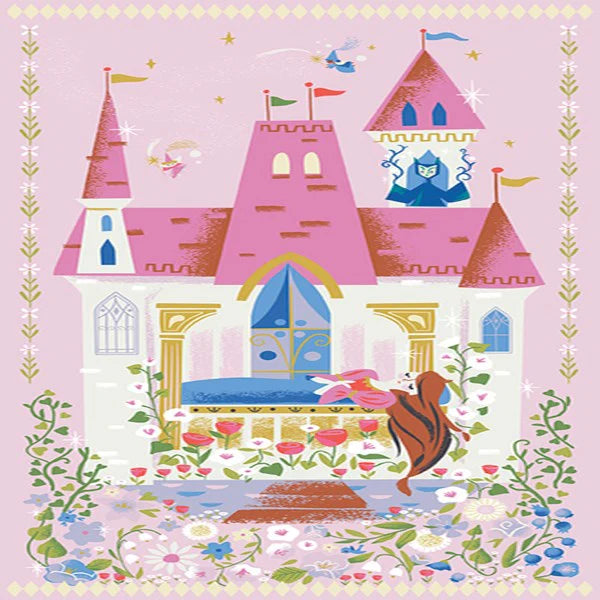 Handmade Tapestry "Little Brier Rose Fantasy Pink”