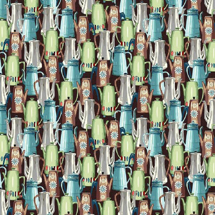 Cafe NOTR Coffee Cotton Fabric
