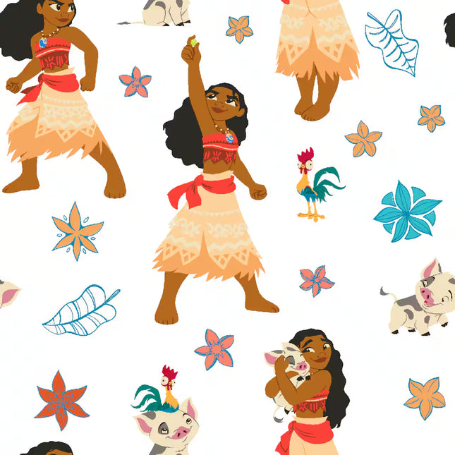 Moana & Friends Cotton Fabric