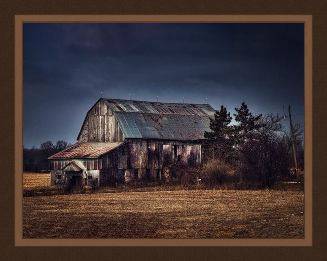 Handmade Tapestry "Weathered Barn”