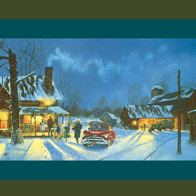 Happy Holidays Panel Cotton Fabric