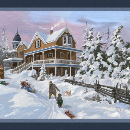 Handmade Tapestry "Winter Coats & Warm Hearts Horse”