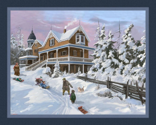Handmade Tapestry "Winter Coats & Warm Hearts Horse”