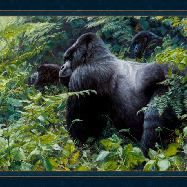 Gahonda In His Gorilla 45" Wide Cotton Panel Fabric