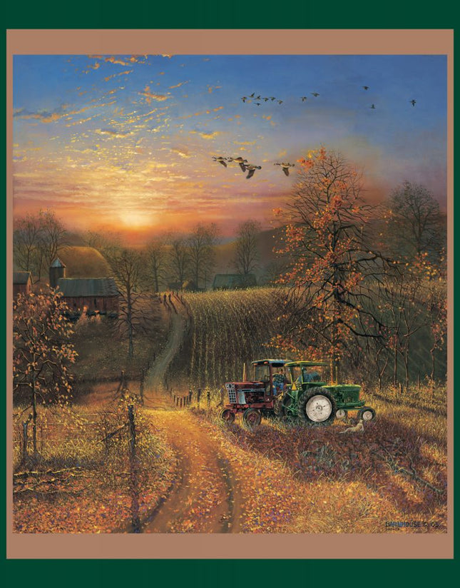 Harvest Daybreak 45" Wide Cotton Panel Fabric