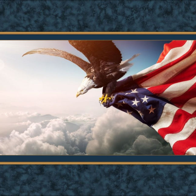 Flight of Freedom Panel Cotton Fabric
