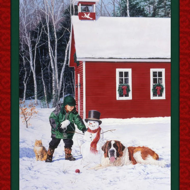 Handmade Tapestry "Snow Buddies”
