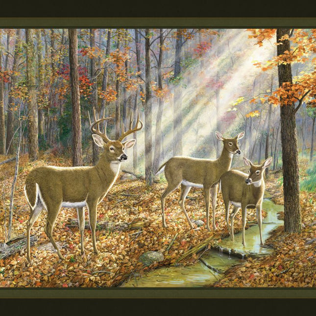 Handmade Tapestry "Saved By A Twig Deer”