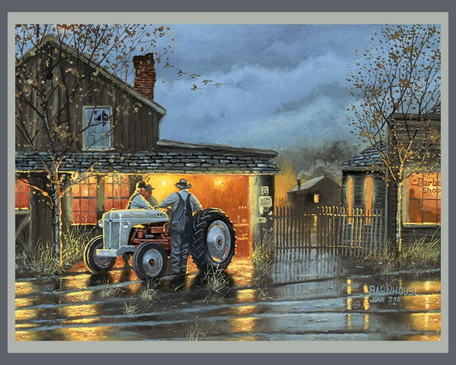 Handmade Tapestry "Farm Shop Talk”