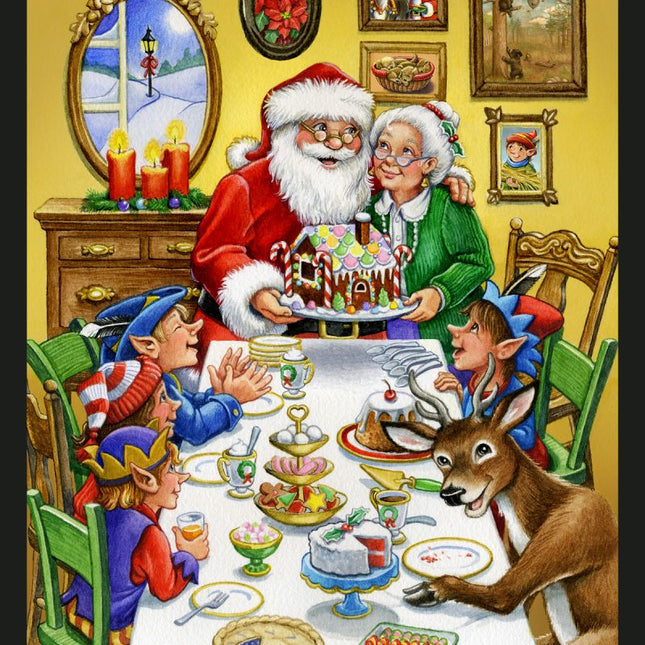 Handmade Tapestry "Santa's Table”