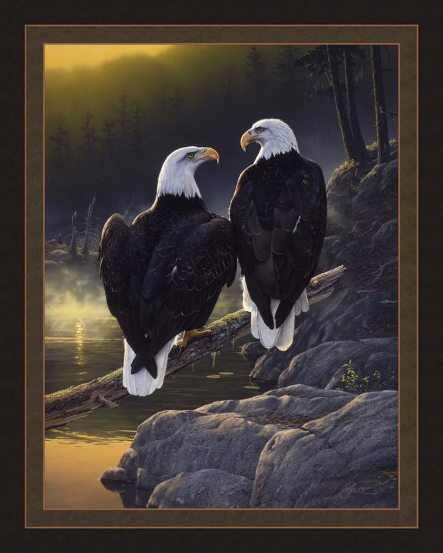 Handmade Tapestry “Dawns Early Light Eagle”