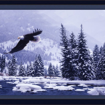 Free Flight Eagle Panel Cotton Fabric