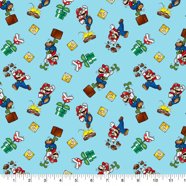 Super Mario™ Toss Cotton Fabric