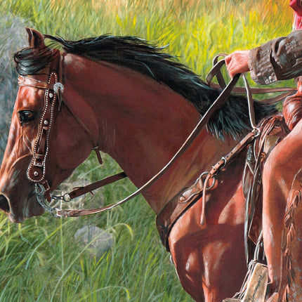 Ride the Range Cowboyin' Cotton Panel Fabric