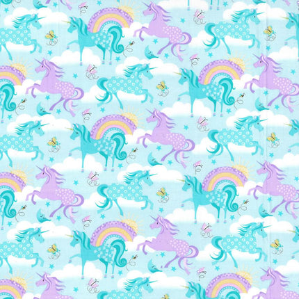 Handmade Placemat Or Table Runner Unicorn Purple Nursery