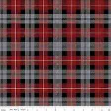 Tartan Plaid Red Flannel Fabric