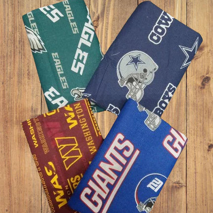 NFC East NFL Cotton Fabric - 1 lb Scrap Bundle