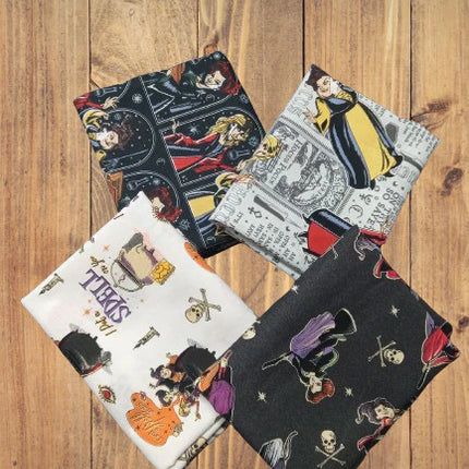 4 Half Yards  -Assorted Hocus Pocus Half Yard Bundle