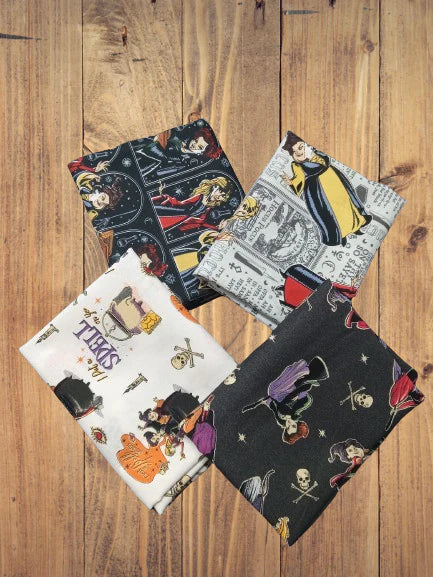 4 Half Yards  -Assorted Hocus Pocus Half Yard Bundle