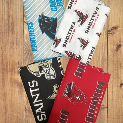 4 Half Yards  -NFC South NFL Half Yard Bundle