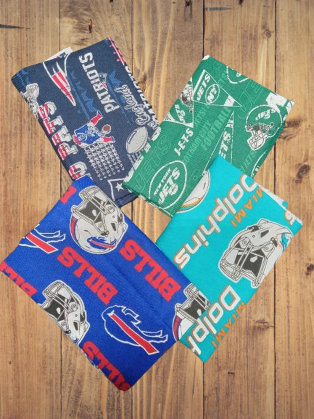 AFC East NFL Cotton Fabric - 1 lb Scrap Bundle