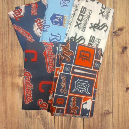 5 Fat Quarters -American League Central Fat Quarter Bundle
