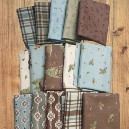 15 Fat Quarters - Assorted Let's Get Lost In The Woods Fat Quarter Bundle