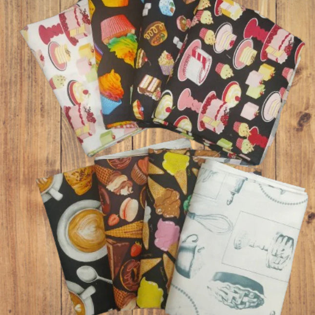 Assorted Sweet Treats Fabric - 1 lb Scrap Bundle