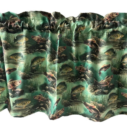 Custom Handmade Valance or Curtain Panel ( Your Choice of Print )