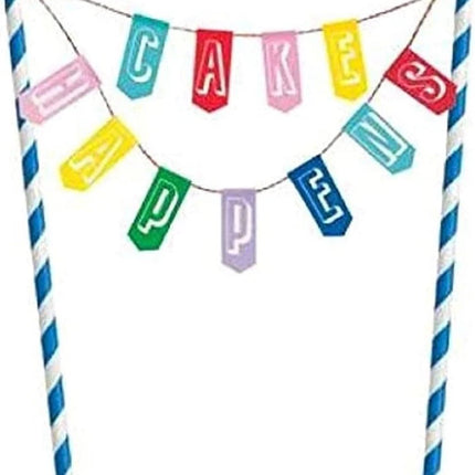 321 Party Bunting Cake Topper Bundle of 19