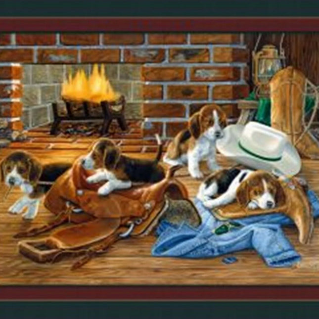 Handmade Tapestry "The Wranglers Western”