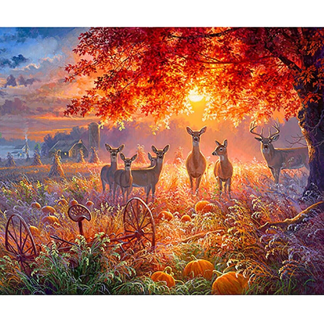 Handmade Tapestry "Through the Forest Light”
