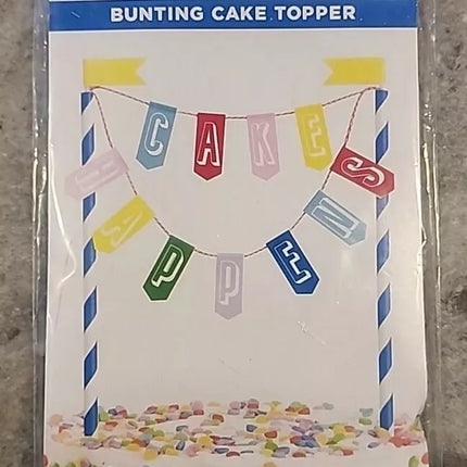 321 Party Bunting Cake Topper Bundle of 19