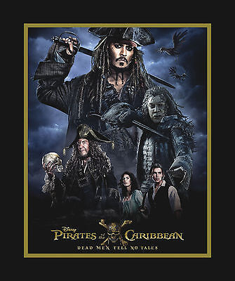Pirates of the Carribean Cotton Panel Fabric