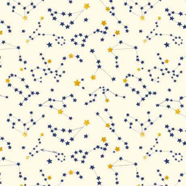 Celestial Cream Cotton Fabric
