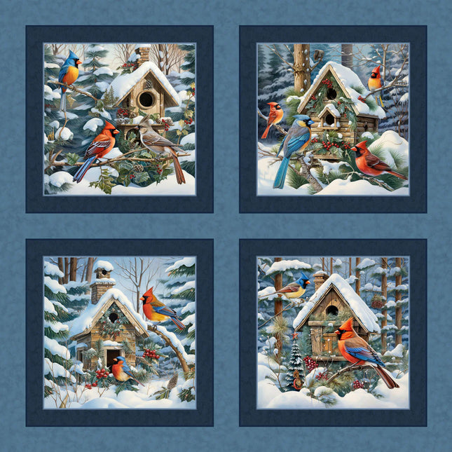 Handmade Tapestry "Snow Birds”