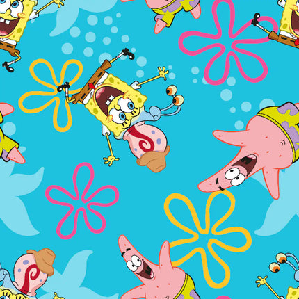 Spongebob & Friends Cotton Fabric