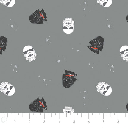 Star Wars Empire Dreams Grey Cotton Fabric