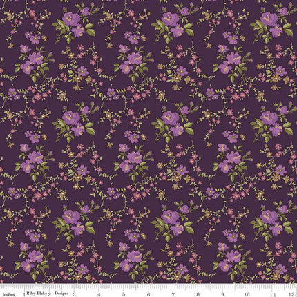 Handmade Placemat Or Table Runner  Anne of Green Gables™ Floral Wine