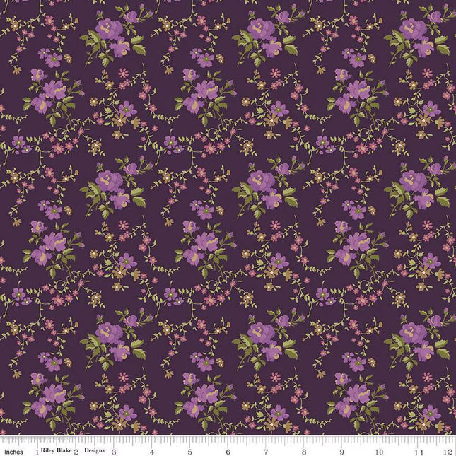 Handmade Placemat Or Table Runner  Anne of Green Gables™ Floral Wine
