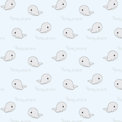 Precious Moments Whale Love Cotton Fabric