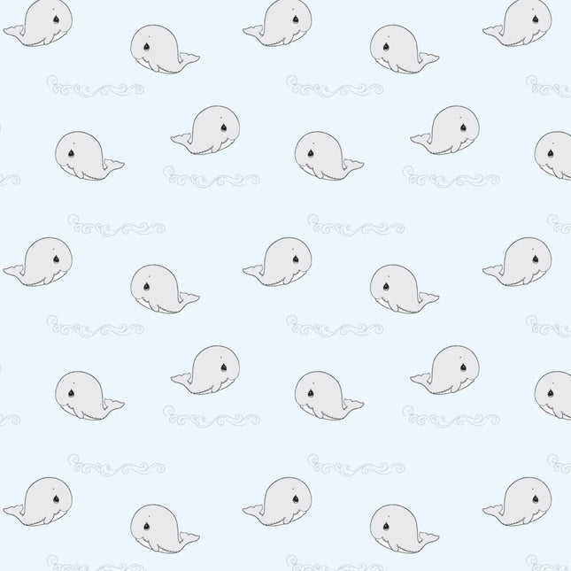 Precious Moments Whale Love Cotton Fabric