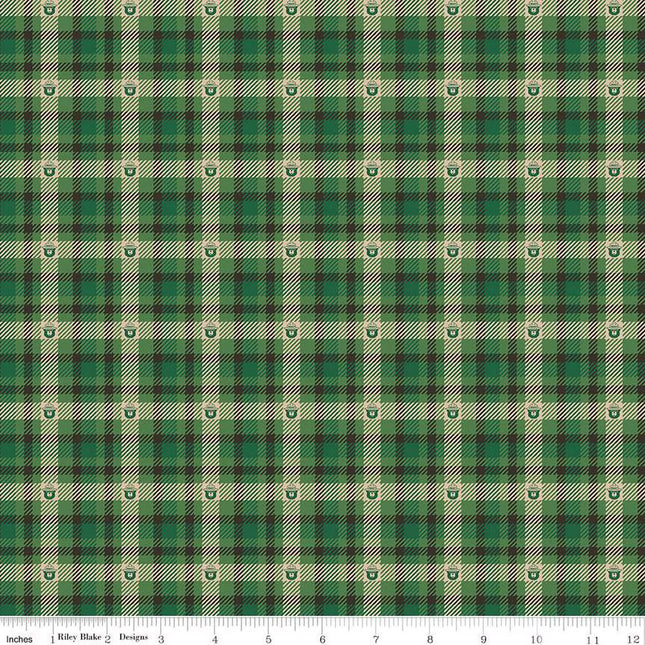 Pillowcase - Only You Smokey Bear Plaid Forest Cotton